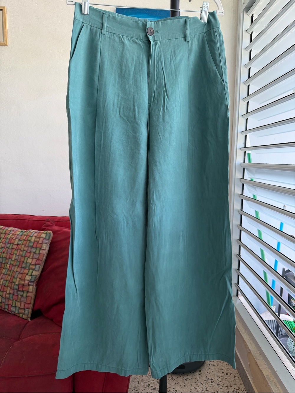 Zara Flowy Pleated Pants